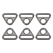 Triangle Buckle Adjuster, Triangle D Rings Adjuster Triangle 2 Inch Dark Grey