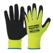 PROCHOICE Size 10Glove Nylon Latex Dipped Palm Hi-Vis LFN10