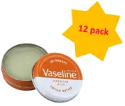 Vaseline Lip Therapy 20g unisex, Cocoa Butter - 12 pack
