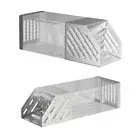 Indoor Outdoor Rat Trap Stainless Steel Mice Rodent Rats Catcher Live Mouse Trap