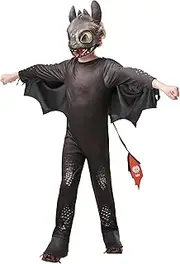 Rubie's Toothless Night Fury Deluxe Costume for Kids - Universal How to Train Your Dragon