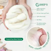 Core Wool Roving, 1lb Core Stuffing, Doll Stuffing, Pillow stuffing, Drum Mallet