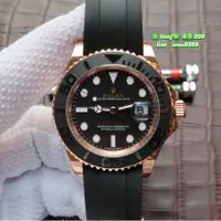 在飛比找蝦皮購物優惠-Rolex 勞力士 玫瑰金 遊艇 40mm 3135 橡膠錶