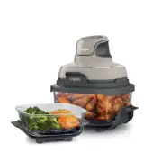 Ninja Crispi 4-in-1 Portable Glass Air Fryer Cooking System, 4QT & 6 Cup Glass