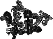 POPETPOP 10pcs Action Camera Adapter Mount with Thumb Screws for Smartphones Buckle Base for Vertical Mounting Easy for Enhanced Stability and Dual Angle Filming