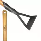DeWit Junior Hoe, Boron Steel and 37 in Long Ash Wood Handle, Fits Small Hands