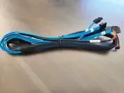 Intel G24109-001 Mini SAS to 4-Drop SATA Cable with Twin SGPIO new]\NEWMINI SA
