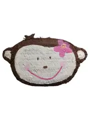 Ya Otta Monkey Love Face Pinata Party Supply (24.5"L x 14.5"W x 3.75"H)