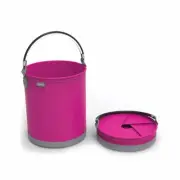 Collapsible Colapz 10L Bucket Pink. Garden car cleaning camping boating - New