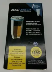 ONE Zero Water ZR-001-06 Replacement Filter Premium 5 Stage Ion Exchange SEALED