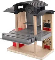 Model Train Toy Wooden Train Track Pieces Boys and Girls Train Station Train Connector Pieces Creative Playset for Toddlers