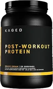KAGED MUSCLE, RE-KAGED Whey Protein Powder, Whey, Orange Kream, Post Workout Recovery, BCAA’s, EAA’s, Creatine HCl, Glutamine, Betaine, Natural Flavors, Orange Kream, 20 Servings