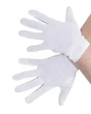 White Plus Size Gloves