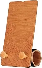 Phone Stand, Multifunctional Phone Holder Solid Wood Phone Holder Desk for Tablet Mobile Phone Office Desk(01#)