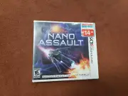 Nano Assault US Version Ultra RARE! (Nintendo 3DS, 2011) New Factory Sealed!