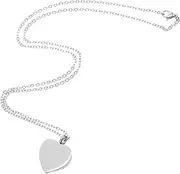 COLLBATH Pet Ash Keepsake Pendant Durable Stainless Steel Heart Design for Cherished Remembrance of Dogs Cats and Loved Ones