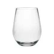 Set of Four Clear Tritan Plastic Stemless All Purpose Wine Glasses