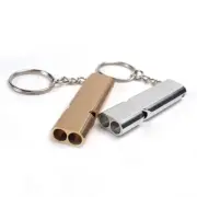 Stainless Steel Survival Whistle Super Loud 120dB for Hiking and Camping