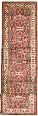 Vintage Hand-knotted Runner Rug 2'11" x 12'11" Traditional Wool Carpet