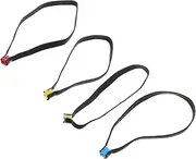 Totority 4PCS Tippet Spool Rings Fishing Line Guide Tool Elastic Line Holder for Efficient Threading Compatible with Various Fishing Tackle Accessories Durable Material