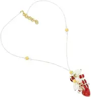 [Glass Of Venice] GlassOfVenice Murano Glass Donatella Heart Charms Necklace - Red