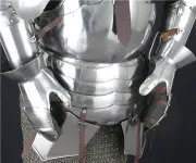 GOTHIC KNIGHT Steel Milanese GAUNTLETS Handguard ARMOR