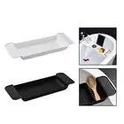 Bathtub Tray Caddy Adjustable Bath Tub Table Caddy for Bathroom, Bathtub Caddy
