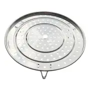 Steamer Rack, 11.81 / 30cm 304 Stainless Steel Removable Legs Multifunction Rack