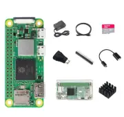 Raspberry Pi Zero 2 W Starter Kit Power Supply Case Heatsink Header HDMI Cable