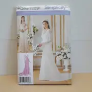 Simplicity Sewing Pattern 1909 Wedding & Bridesmaid Gown Formal 14-22 Uncut