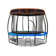 Kahuna Trampoline 8 Ft With Roof Cover - Orange