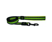 Scream Reflective Padded Dog Leash Loud Green 2.5 x 120cm