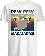 [KeoStore] Raccoon pew pew madafakas Vintage T-Shirt
