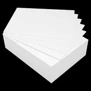 Aselected 10 PCS A4(210X297Mm) Kt Board 3Mm Thick Polystyrene Foam Board for Poster Making Model School Project Wedding Crafts Display (White)