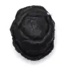 Toupee for Men Hairpiece Fine Mono Mens Wig Poly Skin Pu Hair Replacement System