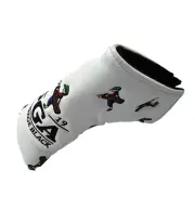 New PRG 2019 PGA Championship Bethpage Black GC White Leather Putter Headcover