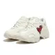 【PUMA】休閒鞋 女鞋 運動鞋 厚底 Pulsar Wedge Wns CN Heart 米白紅 39867401