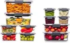 Rubbermaid Brilliance Food Containers12-Piece Set, Meal Prep, Lunch & Leftovers