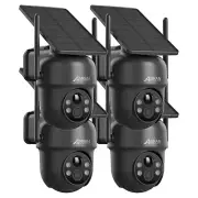 ANRAN 5MP Outdoor Home Spotlight Security Camera Rechargeable 2-Way Audio