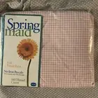Spring maid full fitted sheets standard 180 thread count checkered