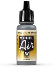 Vallejo Tabletop Supplies Model Air Russian AF Grey N3 17ml Acrylic Paint Modelling Kit