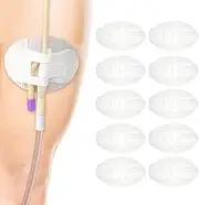 Catheter Stabilization Device,Catheter Urinary Leg Bag Legband Holder Sticker,Statlock Catheter Holoder,Adhensive Catheter Leg Strap Hook and Loop,Catheter Supplies (10)