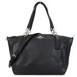 ★免運★COACH 馬車LOGO皮革金釦二用包-黑色(F28993-1 IMBLK) [大買家]