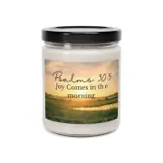 Psalms 30:5 Joy Comes in the Morning 2 Scented Soy Candle, 9oz