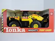1997 VINTAGE Tonka Mighty 728 Front Loader No. 93920 Yellow ORIGINAL NEW IN BOX