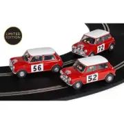 Scalextric C4488A 1965 Monte Carlo Rally Mini - Slot Car Triple Pack Brand New