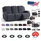 Durable and Stretchy Recliner Cover for 3-Seat Sofas - Timeless Striped Style