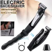 Newest Electric Back Shaver for Men 15" Long Handle Body Hair Removal Trimmer