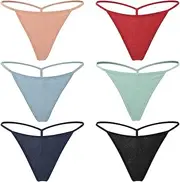 [Closecret] Cotton Thongs, Women’s Sexy Panties Simple G-String& T-Back