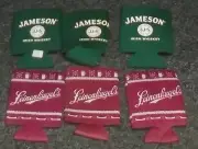 Jameson Irish Whiskey Leinenkugels Cozy Koozy can/bottle holder LOT OF 6